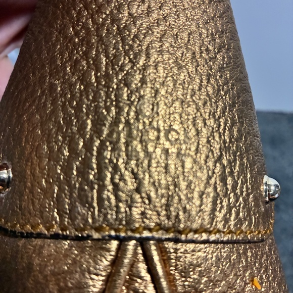 Gucci Bamboo Leather Half Moon Hobo bag - Gold - Picture 3 of 13